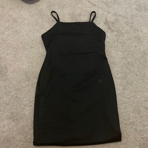 BLACK  BODYCON DRESS